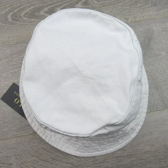 Polo Ralph Lauren Embroidered Bear Bucket Hat Adult Size S/M White NEW - Picture 7 of 11